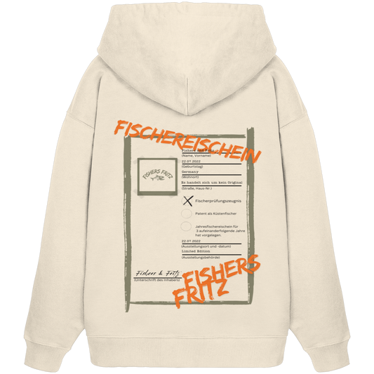 F&F Oversize Hoodie Fischereischein (weitere Farben verfügbar)